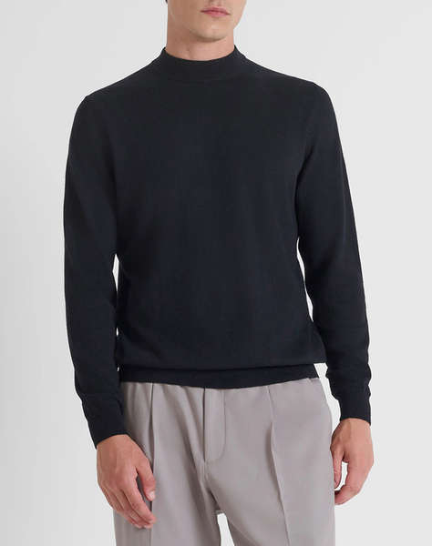 ANTONY MORATO MMSW01559YA200081 MIN OF 6 SWEATER REGULAR FIT IN CASHMERE WOOL BLEND YARN Мъжки пуловер