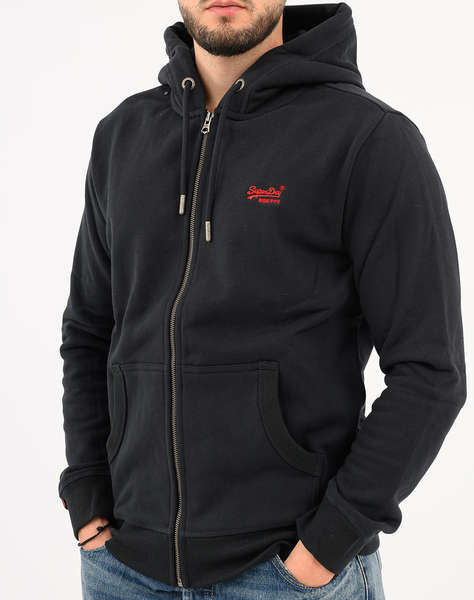 SUPERDRY D1 OVIN ESSENTIAL LOGO ZIP HOODIE HB MEN''S SWEATSHIRT