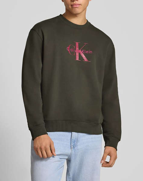 CALVIN KLEIN JEANS LS EU 350TERRY MONOLOGO CN SWTSH