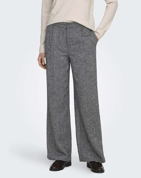 ONLY ONLBEKKA LIFE HW WIDE WOOL LOOK PANT TLR