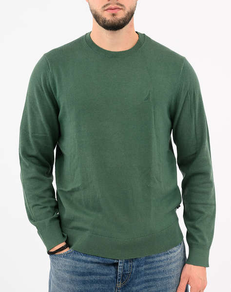 NAUTICA БЛУЗА MM PERFORMANCE SOLID CREW (12GG)