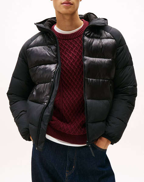 TOMMY JEANS TJM HOODED GLOSS MATT PUFFER EXT
