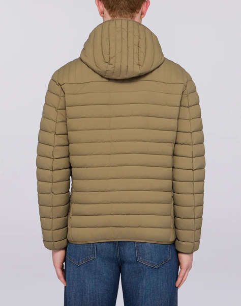 TRUSSARDI PADDED -GIACCA IMBOTTITA CON CAPPUCCIO IN NYLON CRINKLE