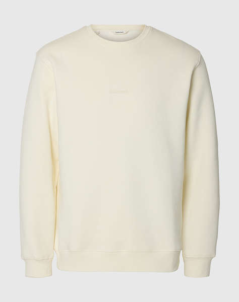 SELECTED SLHHANKIE LOGO CREW NECK SWEAT NOOS