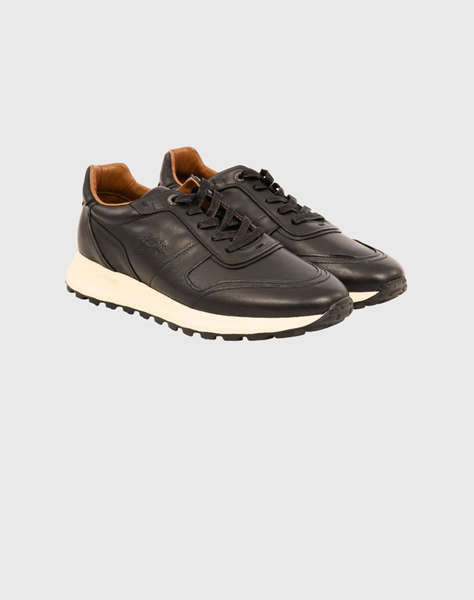 LA MARTINA MEN''S SHOES BLACK DUSTIN