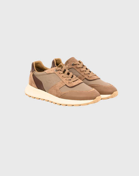 LA MARTINA MEN''S SHOES TAUPE SUEDE