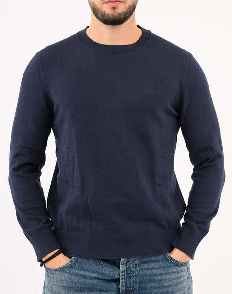 NAUTICA БЛУЗА MM PERFORMANCE SOLID CREW (12GG)