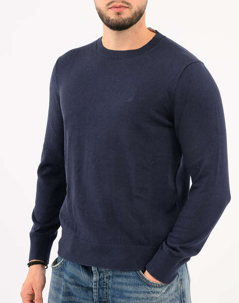 NAUTICA БЛУЗА MM PERFORMANCE SOLID CREW (12GG)