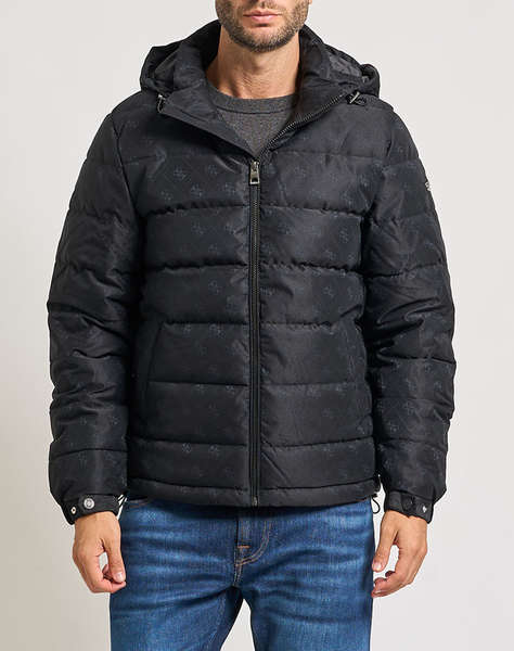 GUESS MONOGRAM PUFFA JACKET МЪЖКО ЯКЕ
