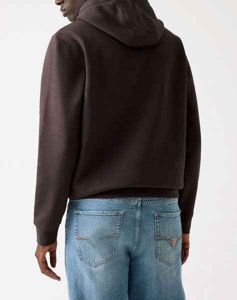 GUESS HOODED BASIC SWEATSHIRT MEN''S SWEATSHIRT