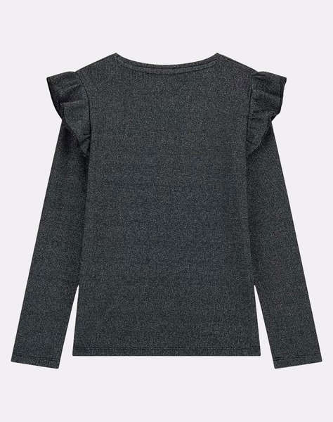 GUESS RIB LUREX LS T-SHIRT БЛУЗА CHILD GIRL