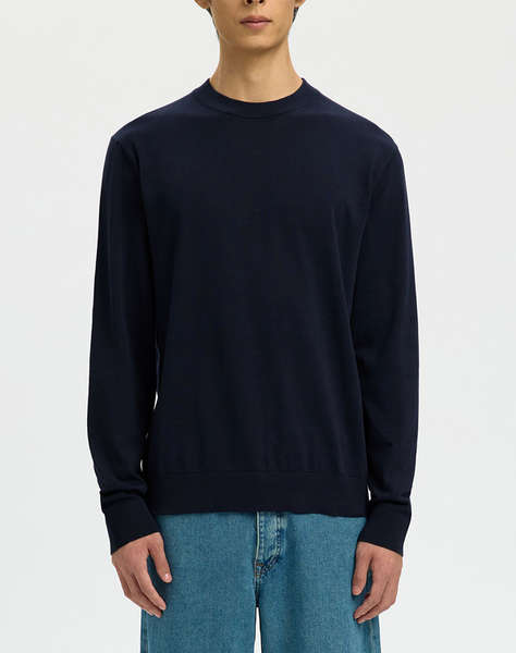 SELECTED SLHTORINO LS KNIT CREW NECK NOOS