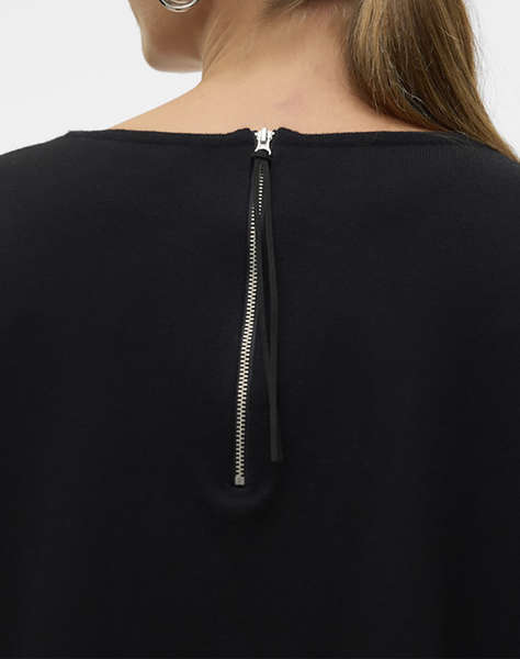 VERO MODA VMBREEZE AURA LS ZIPPER BLOUSE NOOS