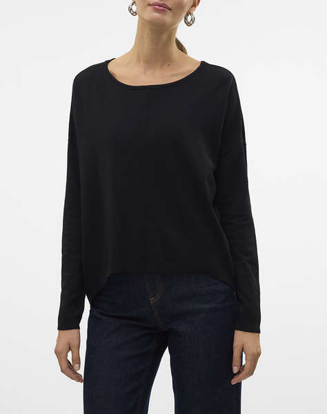 VERO MODA VMBREEZE AURA LS ZIPPER BLOUSE NOOS