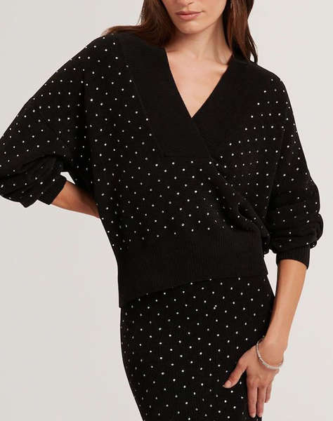 TED BAKER ALIISEE V Neck Hot Fix Jumper