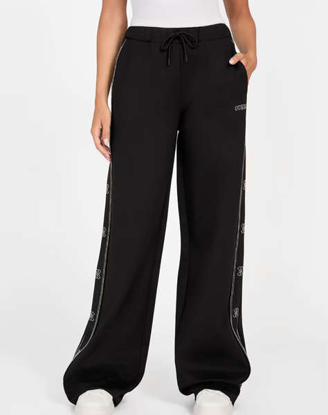 GUESS OCTAVIA WIDE LEG PANTS WOMEN''S PANTS