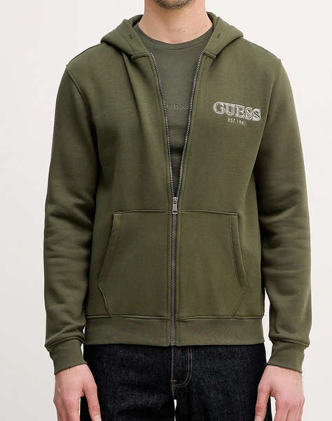 GUESS ZIP BASIC SWEATSHIRT МЪЖКИ СУИТШЪРТ