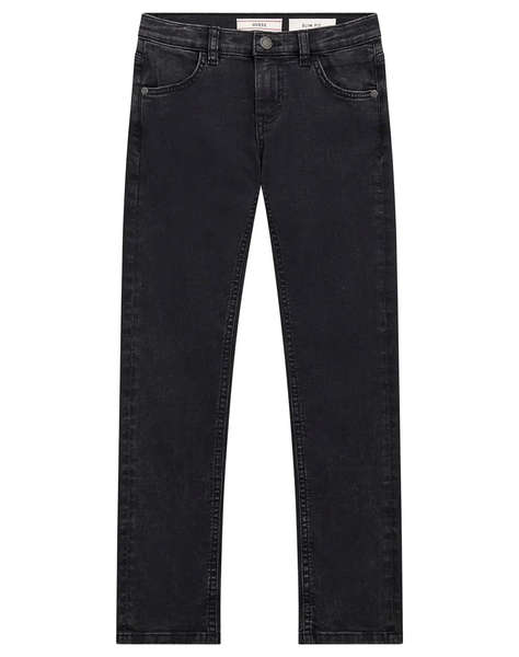 GUESS SLIM BLACKSTRETCH DENIM PANTS CHILDREN''S PANTS BOY