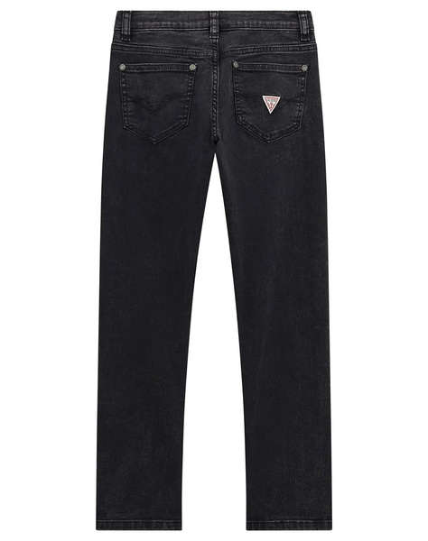 GUESS SLIM BLACKSTRETCH DENIM PANTS CHILDREN''S PANTS BOY