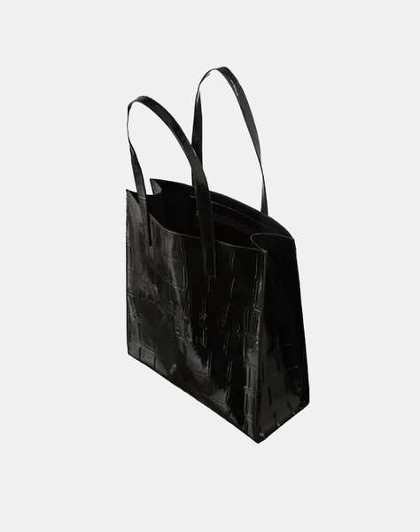 TED BAKER CROCCON Croc Effect Large Icon Bag