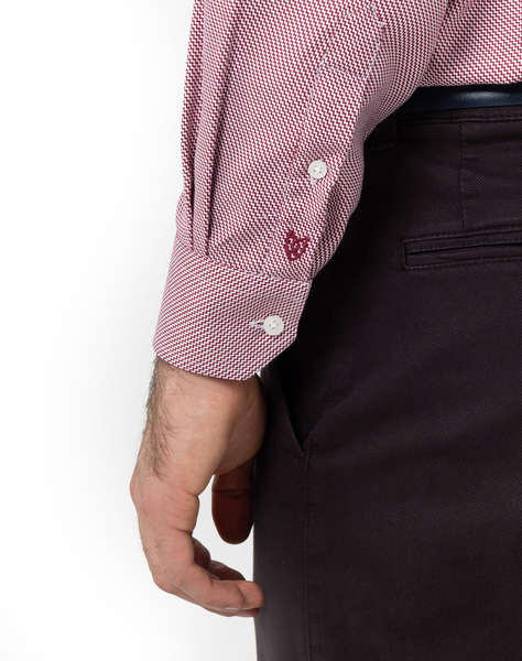 THE BOSTONIANS РИЗА DOBBY CUSTOM FIT Patterned DOBBY Semi-rex Custom FIT