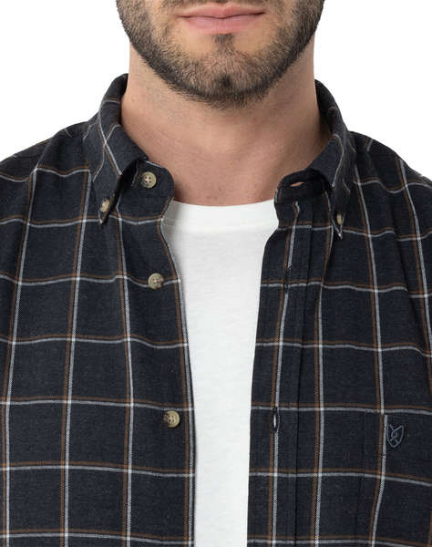 THE BOSTONIANS РИЗА COPLEY REGULAR FIT BigCheck FLANNEL Button-down Regular FIT