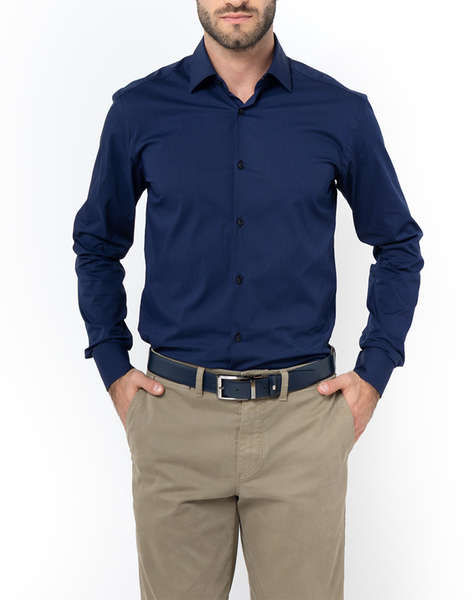 THE BOSTONIANS РИЗА CHESTER ПОПЛИН SLIM FIT Micro Check POPLIN Classic Slim FIT