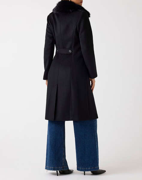 GUESS KAROLE FUR COLLAR COAT ДАМСКО ПАЛТО