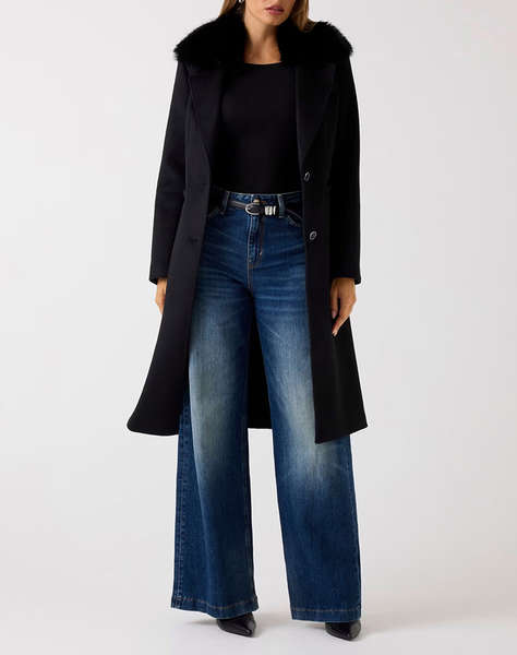 GUESS KAROLE FUR COLLAR COAT ДАМСКО ПАЛТО