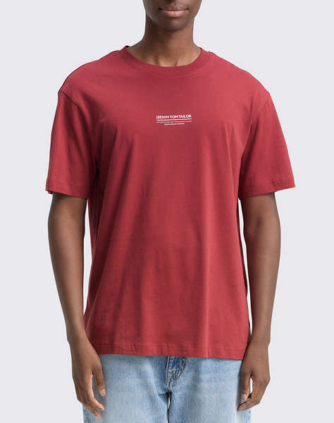 TOM TAILOR RELAXED PRINTED T-SHIRT МЪЖКА БЛУЗА