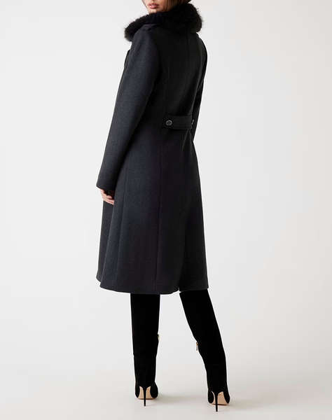 GUESS KAROLE FUR COLLAR COAT ДАМСКО ПАЛТО