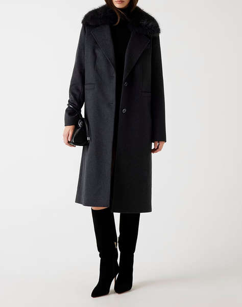 GUESS KAROLE FUR COLLAR COAT ДАМСКО ПАЛТО