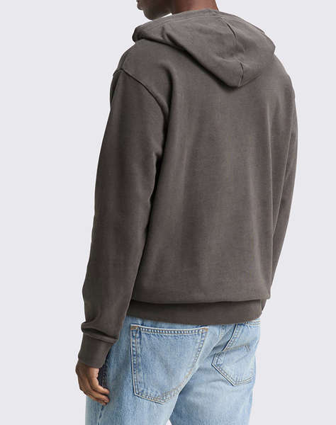 TOM TAILOR OVERDYED HOODIE WITH EM МЪЖКИ СУИТШЪРТ