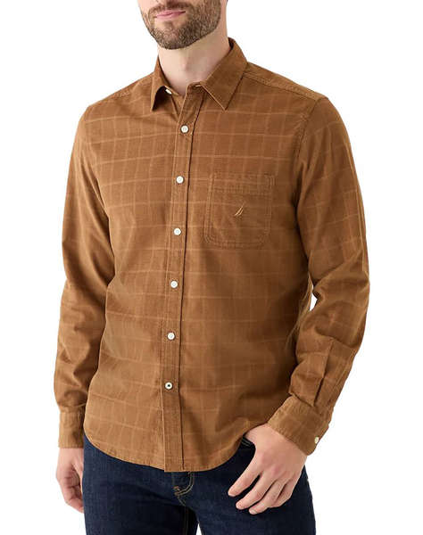 NAUTICA РИЗА MM L/S CORDUROY PLAID DOBBY