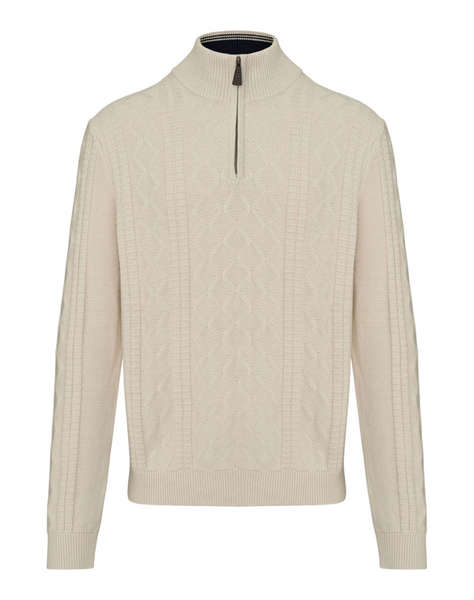 NAUTICA БЛУЗА MM CABLE 1/4 ZIP (7GG)