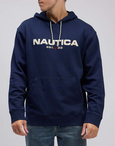 NAUTICA БЛУЗА SWEATSHIRT MM ANCHOR PO LOGO HOODIE