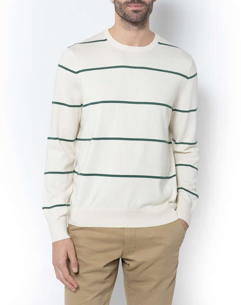 NAUTICA БЛУЗА MM PERFORMANCE STRIPED CREW (12GG)