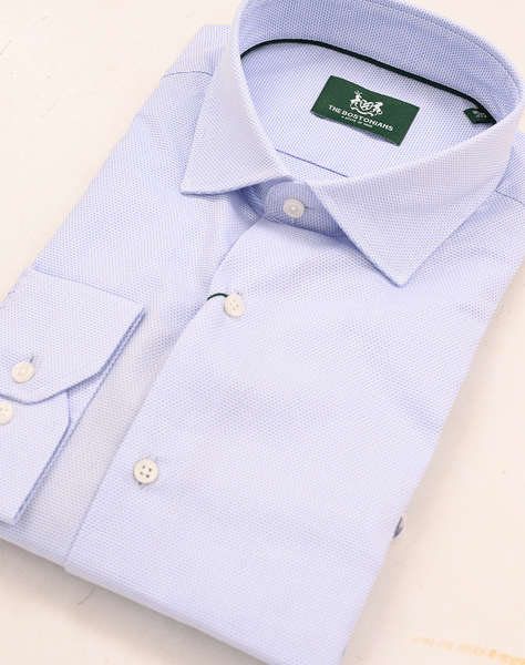 THE BOSTONIANS РИЗА DOBBY CUSTOM FIT Patterned DOBBY Semi-rex Custom FIT