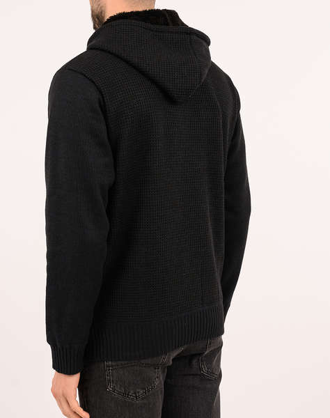 LEXTON ПЛЕТЕНО ЯКЕ С КАЧУЛКА 35%VISCOSE-65%ACRYLIC