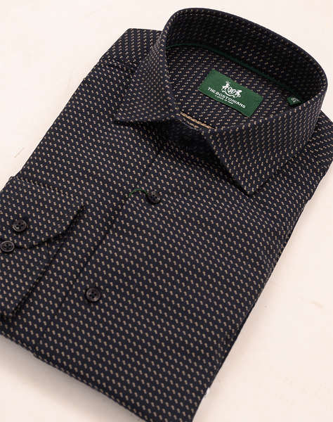 THE BOSTONIANS РИЗА DOBBY CUSTOM FIT Patterned DOBBY Semi-rex Custom FIT