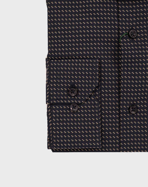 THE BOSTONIANS РИЗА DOBBY CUSTOM FIT Patterned DOBBY Semi-rex Custom FIT