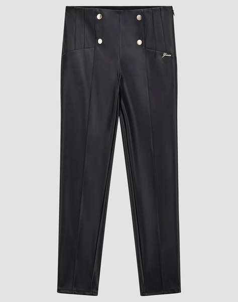 GUESS PU LEATHER JEGGINGS CHILDREN''S TIGHTS GIRL