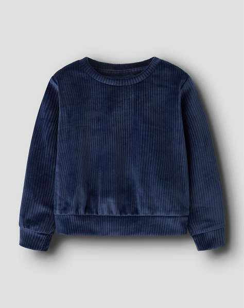 NAME IT NMFVELOA LS VELVET SHORT TOP