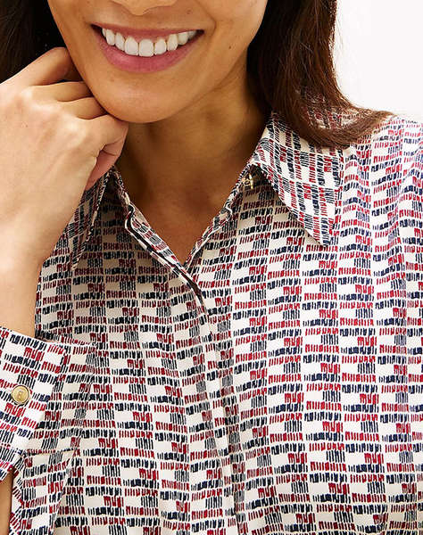 TOMMY HILFIGER VIS TWILL LS REGULAR SHIRT