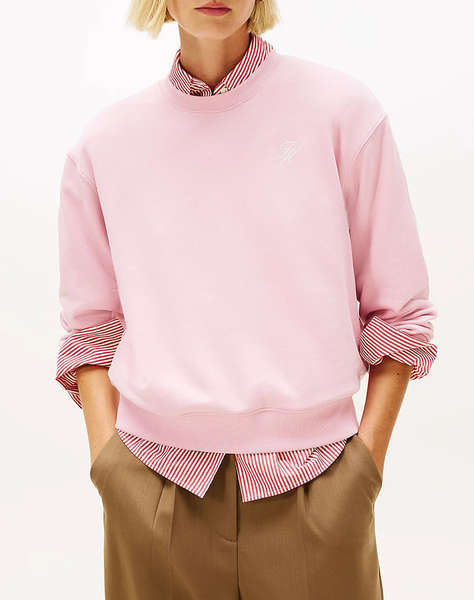 TOMMY HILFIGER TH SCRIPT REG TERRY SWTSHRT