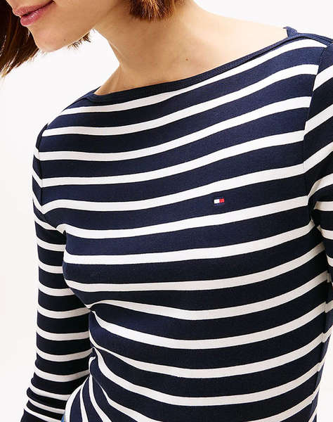 TOMMY HILFIGER NEW CODY SLIM BOAT-NK 3/4SLV