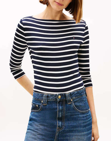 TOMMY HILFIGER NEW CODY SLIM BOAT-NK 3/4SLV