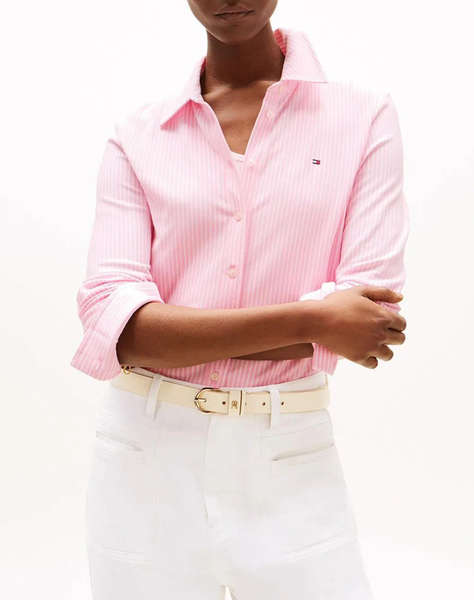 TOMMY HILFIGER 1985 SLIM PIQUE LS SHIRT