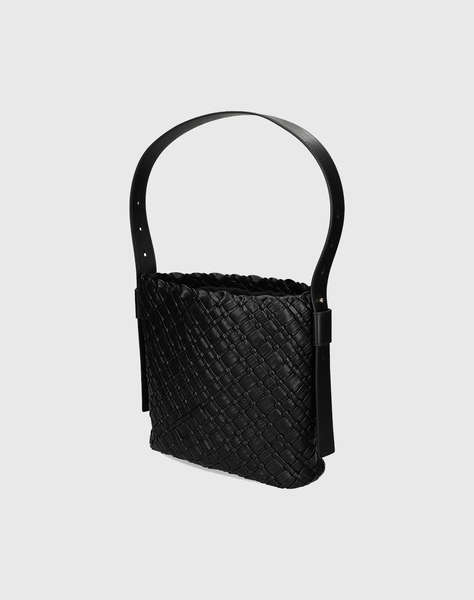 TOMMY HILFIGER TH BRAIDED SHOULDER BAG