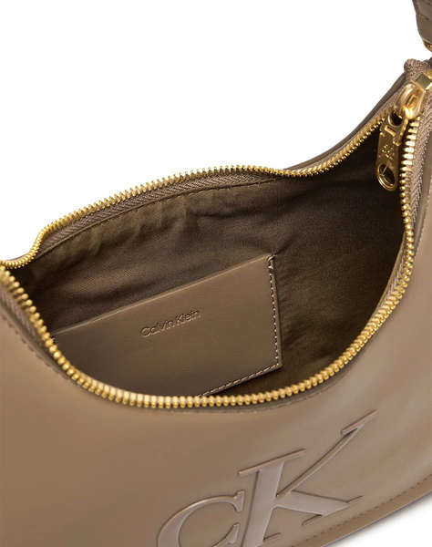 CALVIN KLEIN RAISED CK SMALL SHOULDER BAG